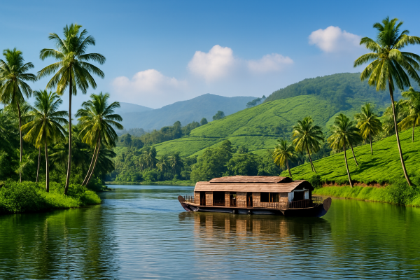 Exotic Kerala 9 Days Tour Package with Beaches & Backwaters